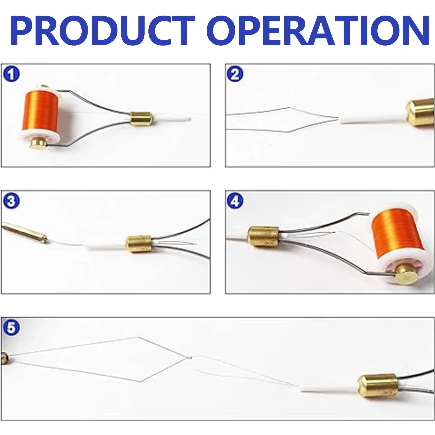 Kit d'outils de montage de mouches Aventik : Porte-bobine, pince coupante, aligneur de poils et accessoires