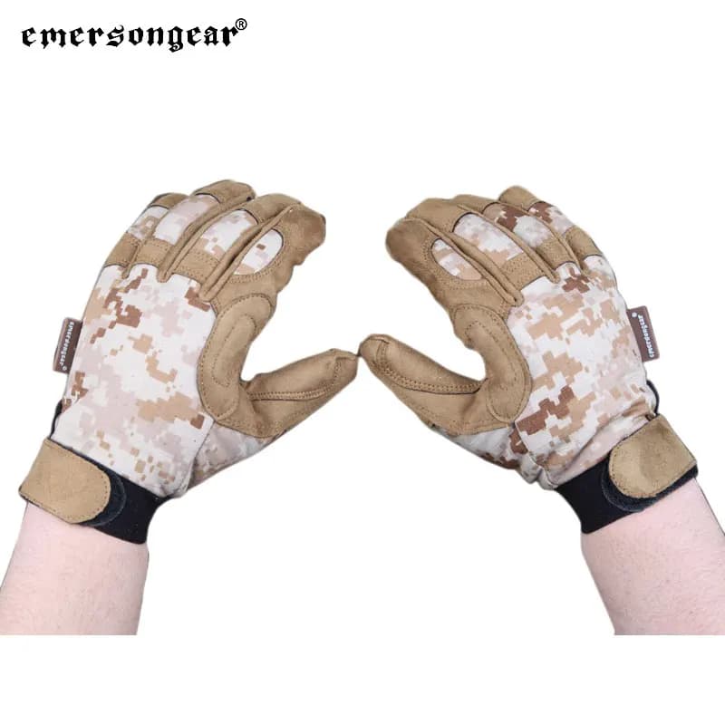 Gants tactiques camouflage Emerson légers pêche chasse - protection complète doigts activités extérieures