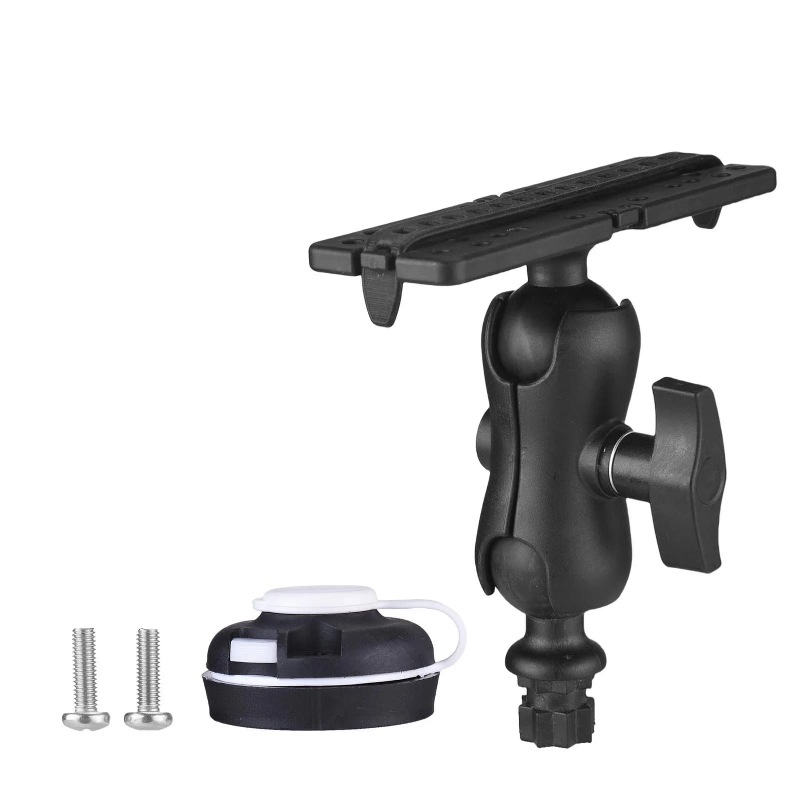Support sondeur kayak sur rail avec base rectangulaire - système d'installation accessoires pêche kayak