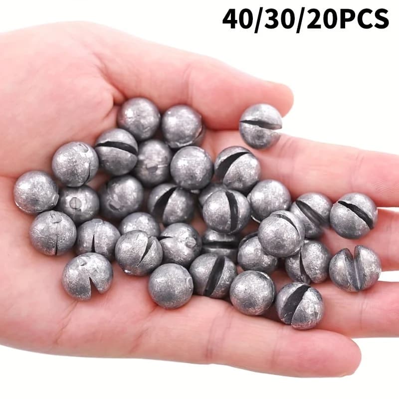 Plombs de pêche TAKBAS plombés amovibles ronds 7g à 1g pour toutes techniques