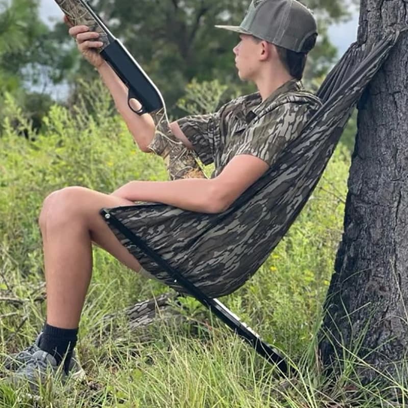 Chaise camouflage pliante légère pour chasse et pêche, hamac portable pour arbre