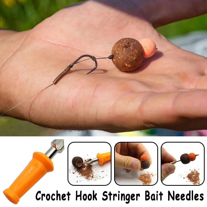 Foret à bouillettes snowman pour carp fishing - Outil pour montage rapide de rigs snowman