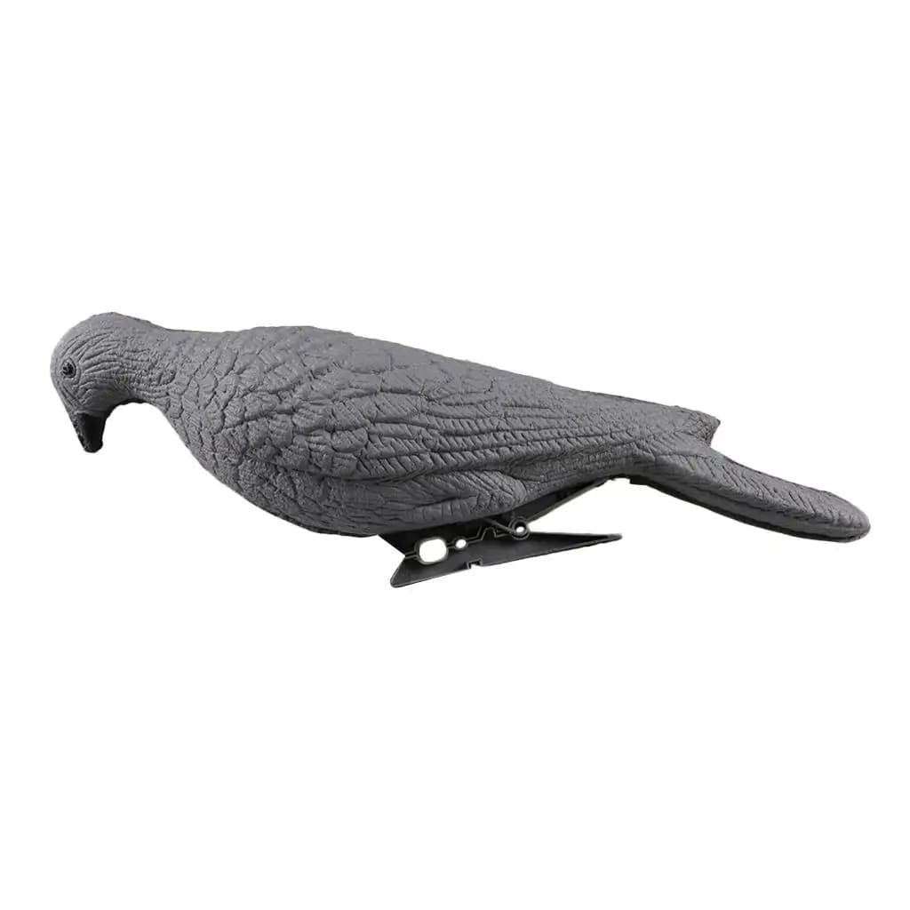 Leurre pigeon 3D complet avec clip métallique - Pour chasse extérieure et décoying efficace