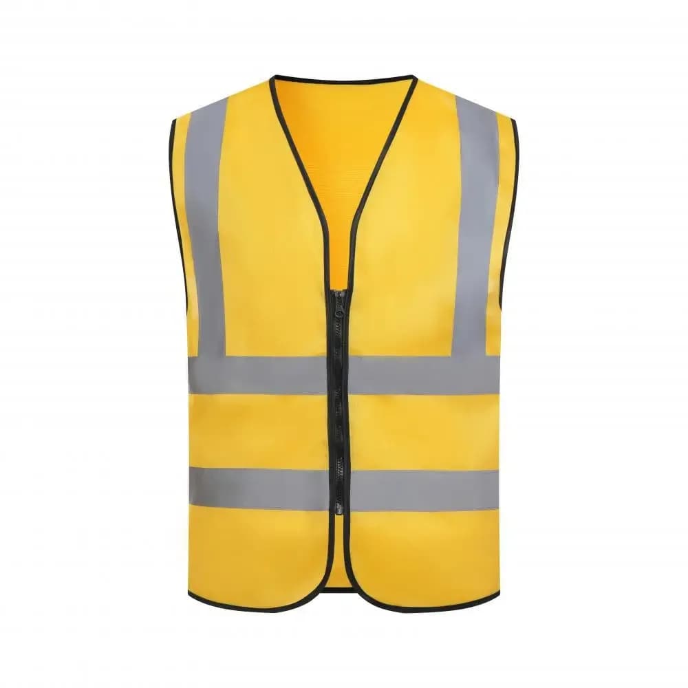 Veste de sécurité réfléchissant personnalisable pour hommes - Travail voirie et nettoyage - Coupe ample et confortable
