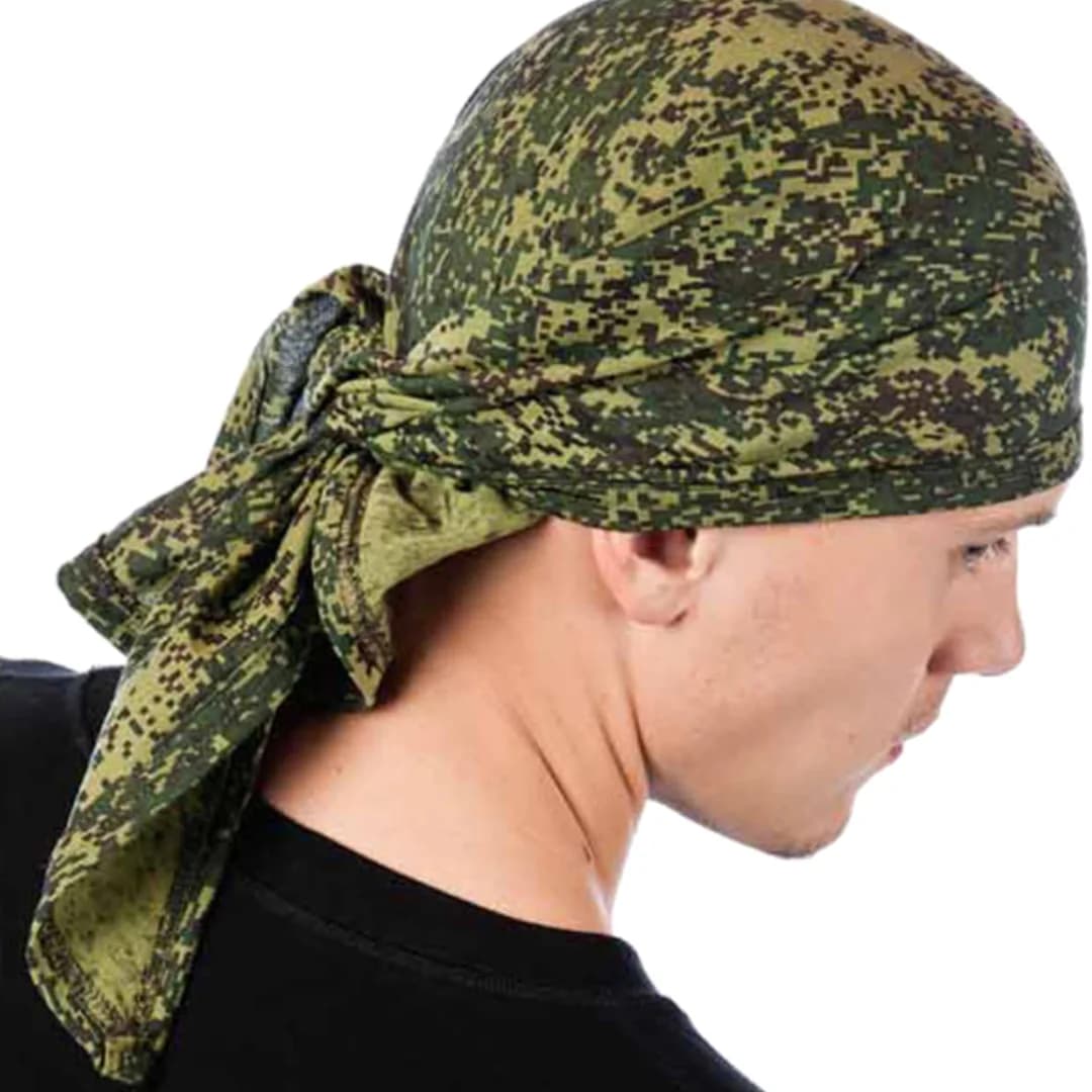 Foulard triangulaire camouflage EMR - Accessoire polyvalent pêche protection visage