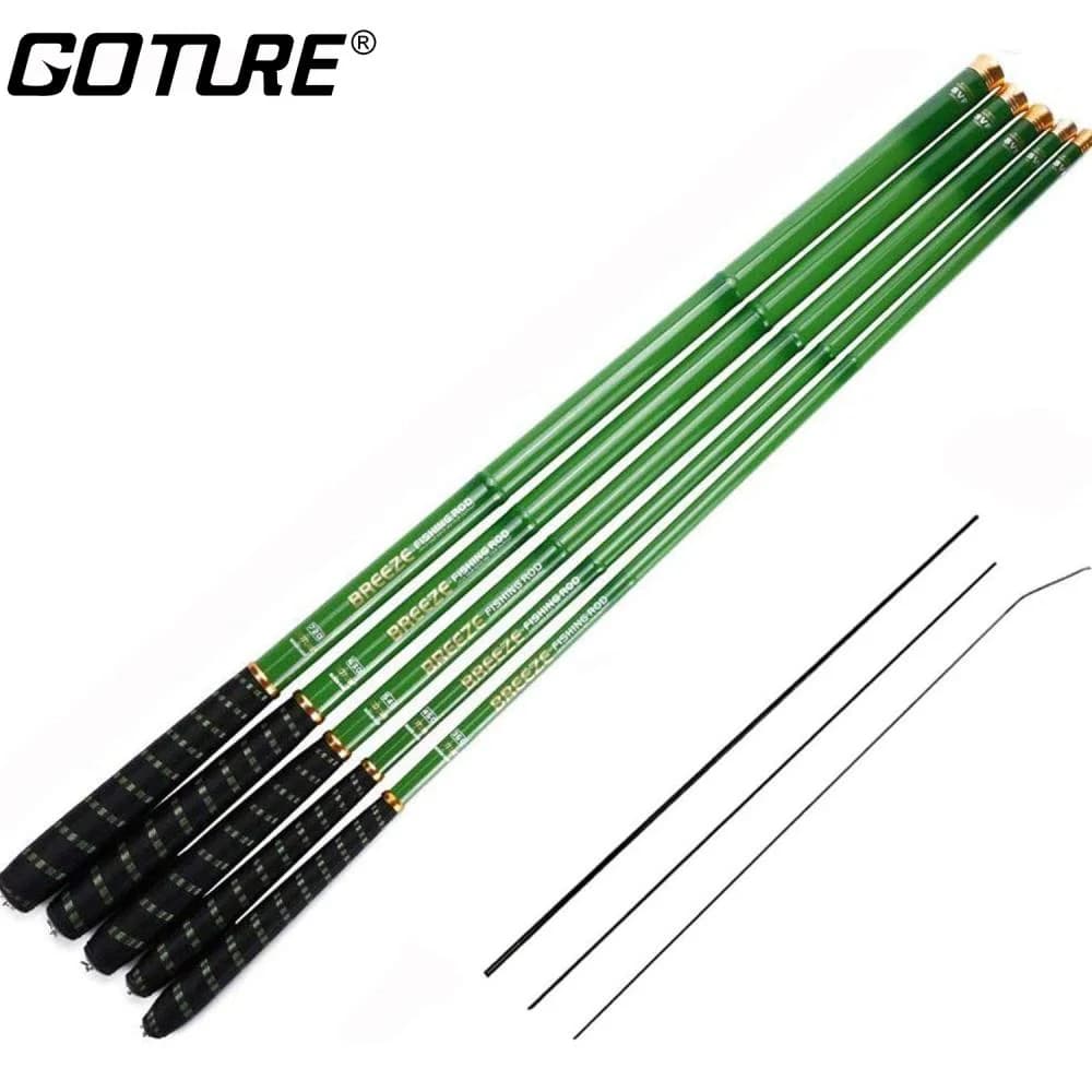 Canne télescopique carpe feeder carbone Goture 3m à 7.2m ultra légère pour pêche voyage et tenkara
