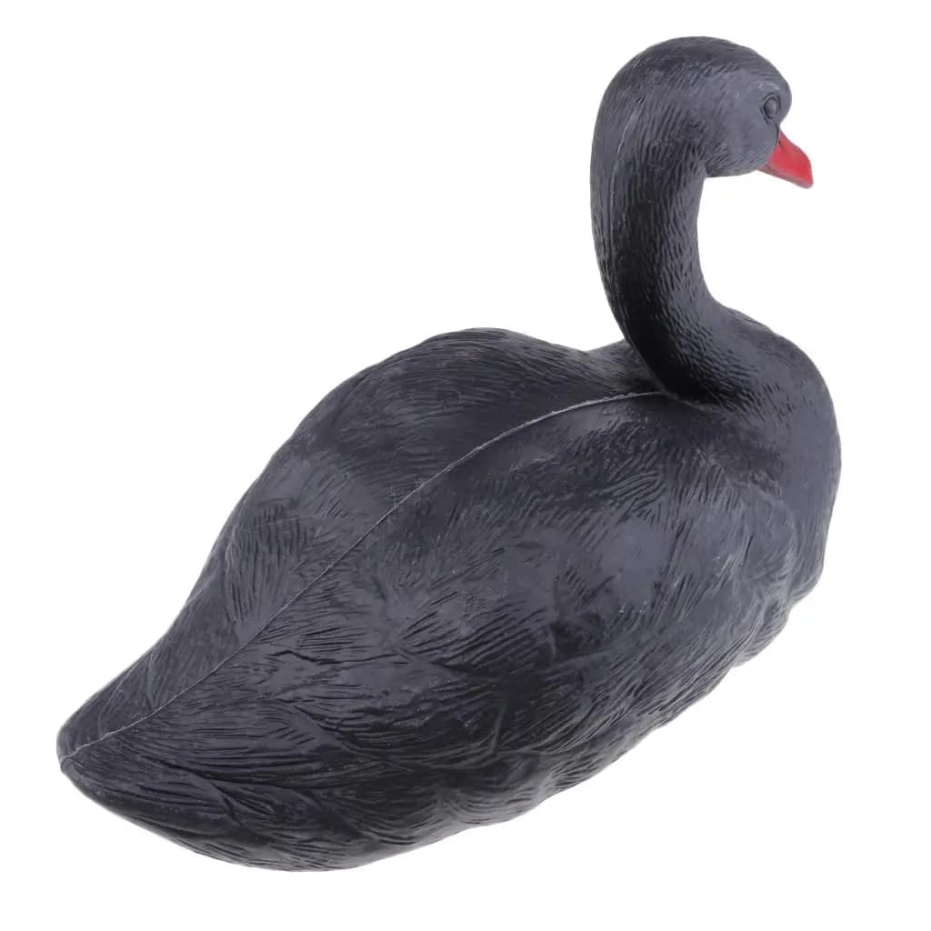 Leurre cygne flottant XPE - Déco réaliste pour lac et jardin, idéal chasse aux oies décorative