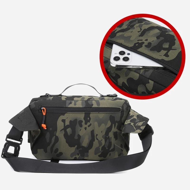 Sac ceinture pêche tactique pour leurres équipement chasse randonnée molle
