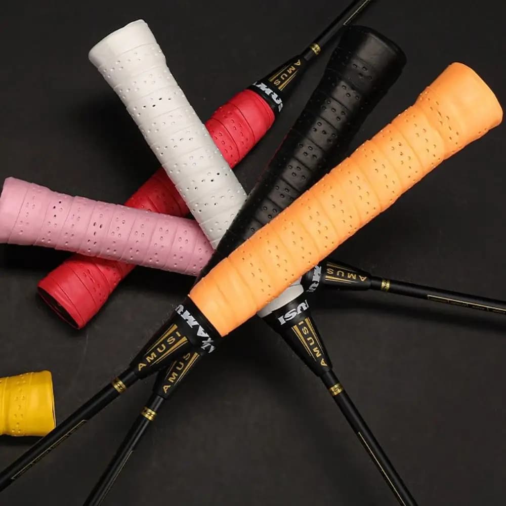 Bande de grip microfibre épaissie pour raquette de badminton, antidérapante et durable