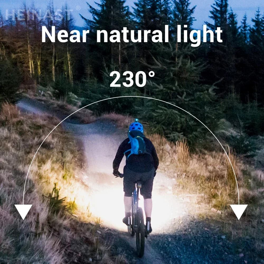 Lampe frontale à induction COB LED 5 modes avec capteur automatique pour pêche pratique