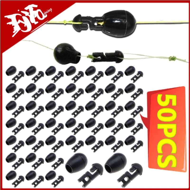 50PCS perles connecteur feeder méthode pêche carpe - accessoires montage rapide change rapide 2023