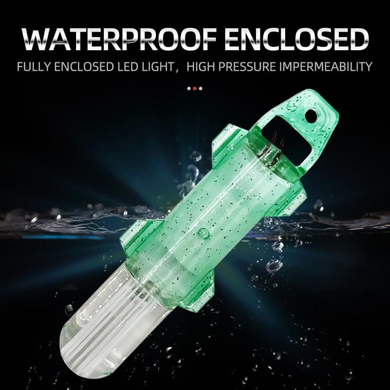 Lampe LED pour pêche profonde nocturne - Attracteur lumineux sous-marin pour appâts et poissons