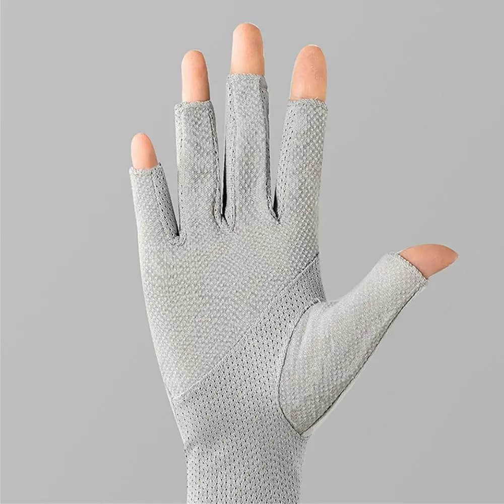 Gants fins anti-UV pêche - protection solaire légère et résistante au glissement pour pêcheurs