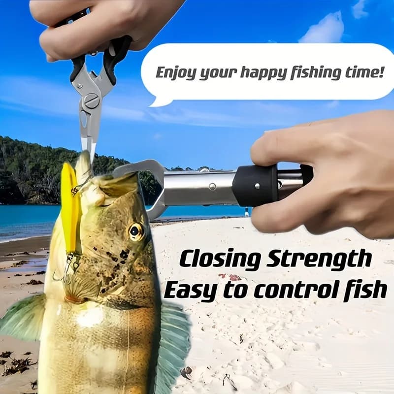 Pinces à leurres et contrôleur de poisson en acier inoxydable - Set complet pour pêche