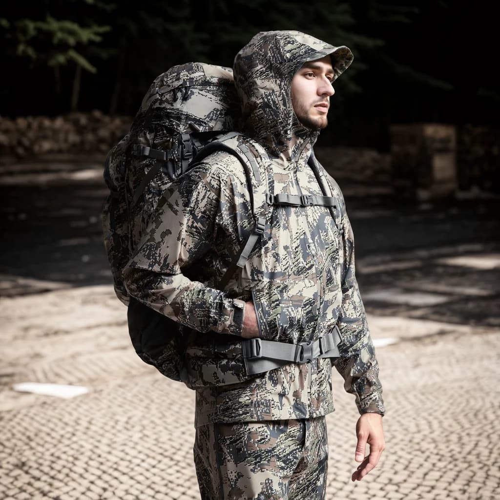Veste de pluie chasse homme point de rosée camouflage pêche vêtements chasse imperméable