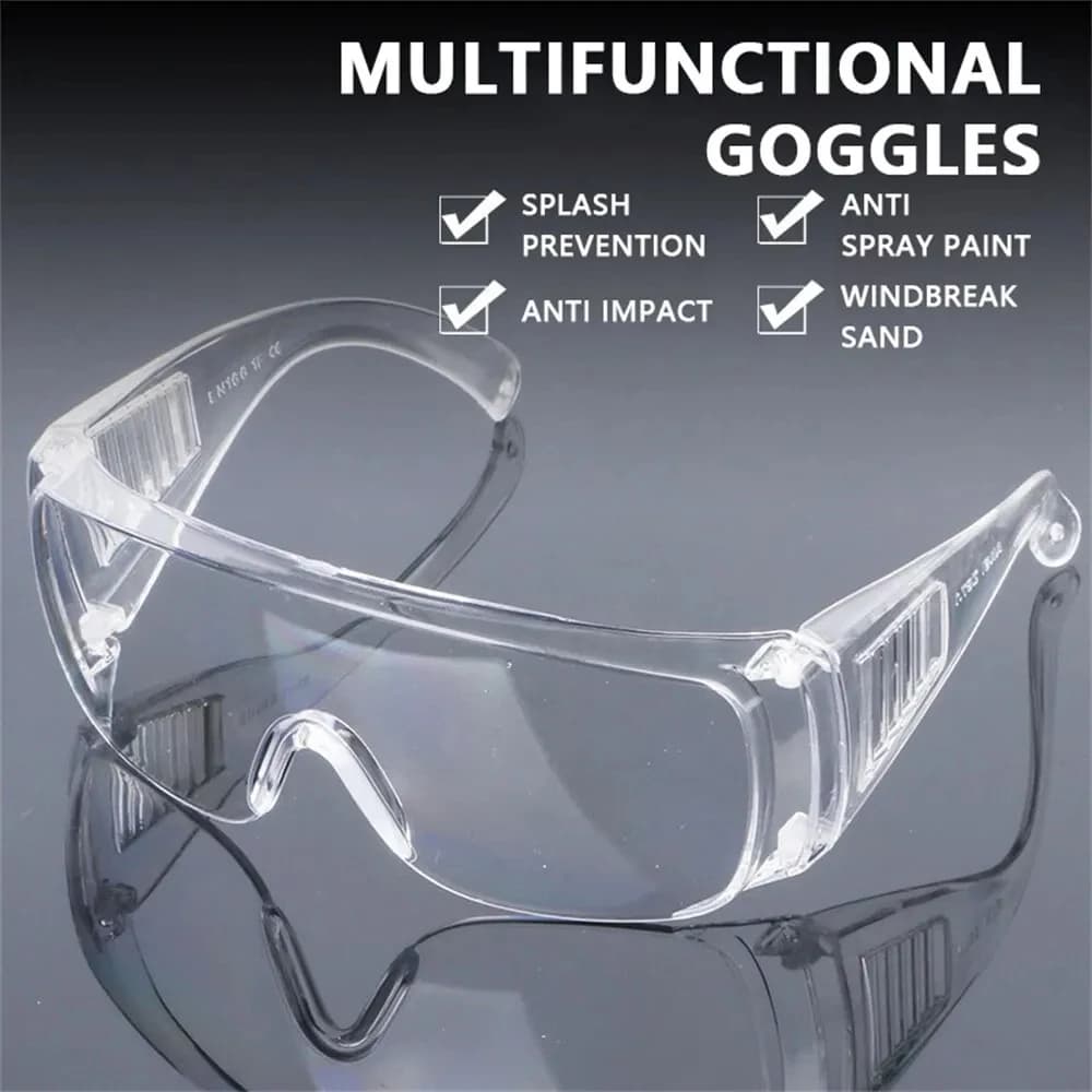 Lunettes de protection sécurité épaisseur verre anti-UV anti-éblouissement pistolet à eau travail vélo