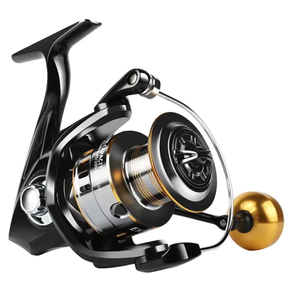 Moulinet de pêche spinning professionnel GLS ultra-léger ratio 5.2:1 26LB drag pour eau douce et mer