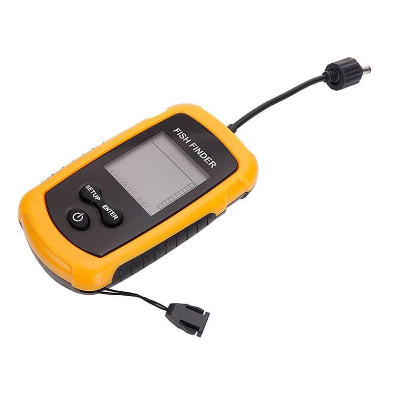 Alarme sonar portable 100M pour pêche en mer et lac - Détecteur de poissons avec transducteur et échosondeur