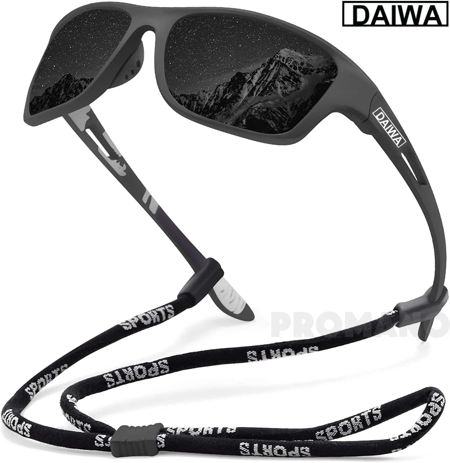 Lunettes de pêche polarisées Dalwa - Conduite randonnée classique UV400 pour hommes