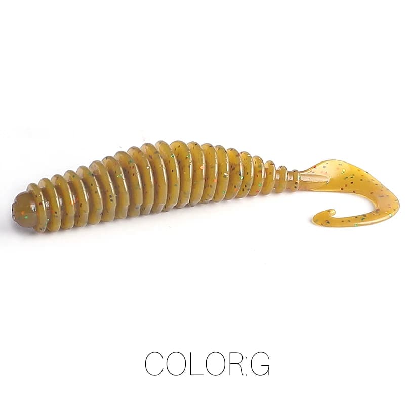 Leurre souple Tanan-Tail 50mm et 65mm pour la pêche de la perche, du bar et de la carpe