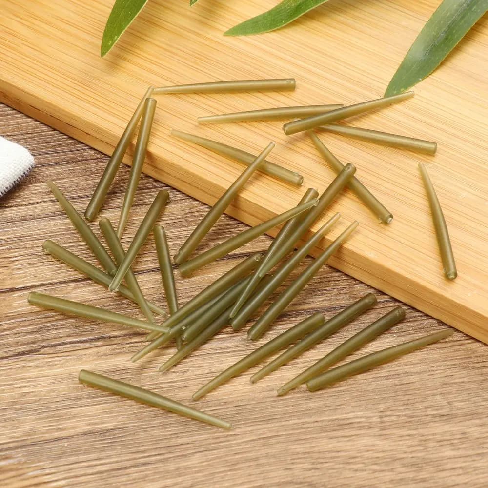Manches anti-emmêlement avec side bends et swivel pour montage hélicoptère carpe - Accessoires pêche carpe