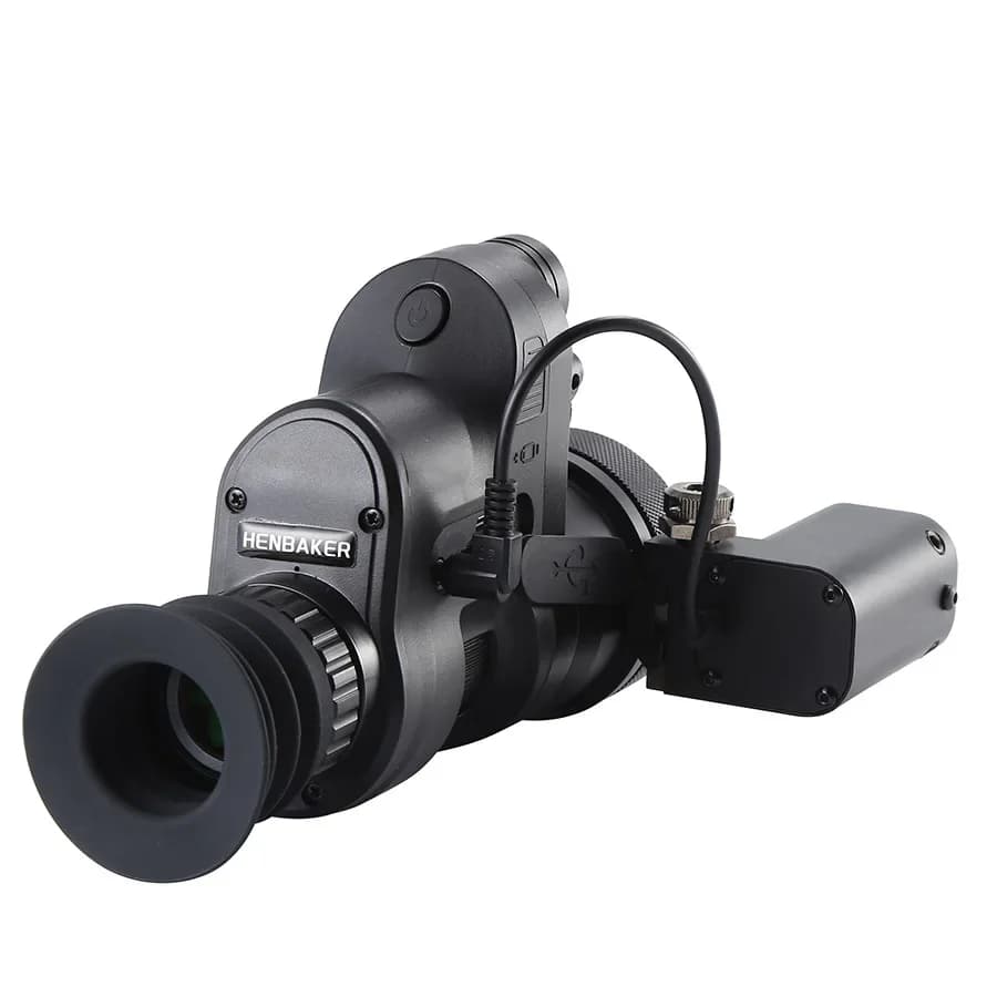 Télémètre laser tactique professionnel HENBAKER avec vision nocturne pour pêche et chasse précise