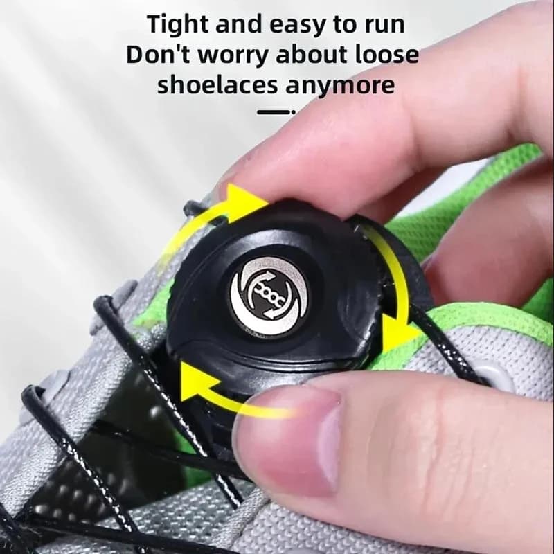 Lacets automatiques réglables - Système de serrage rapide sans nœuds pour chaussures pêche