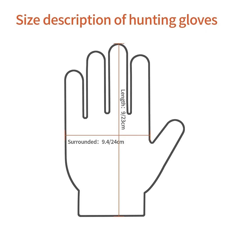 Gants camouflage arbre tactiques équipement chasse tir pêche homme femme accessoires