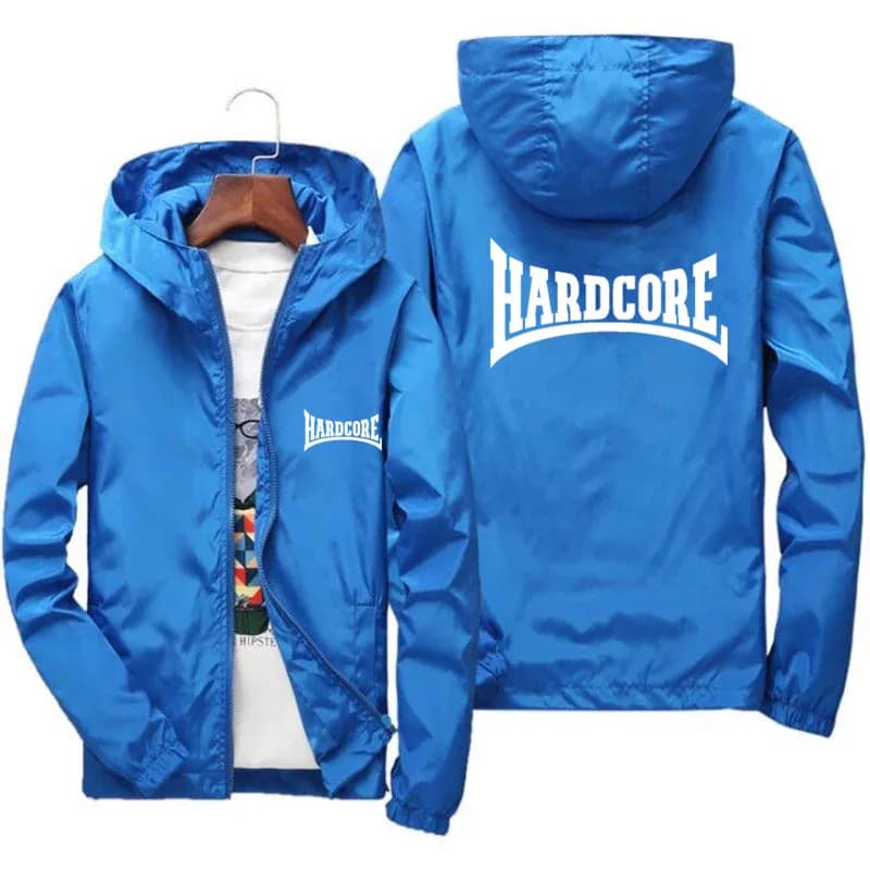 Veste hardcore coupe-vent pilote homme bomber zip imperméable séchage rapide sport extérieur 6XL