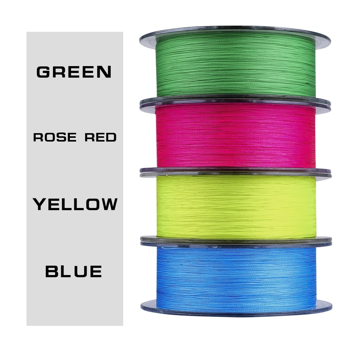 Ligne de pêche BEARKING 4 brins 150m PE 10-93LB multifilament fluide pour carpe - Haute résistance