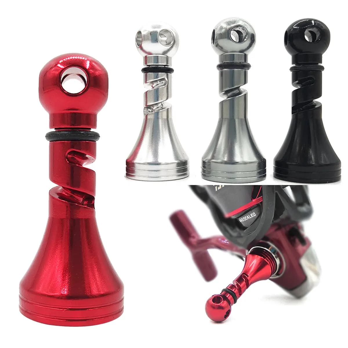 Support de moulinet pêche DAIWA SHIMANO PENN - Barre d'équilibrage et stabilisateur pour canne spinning
