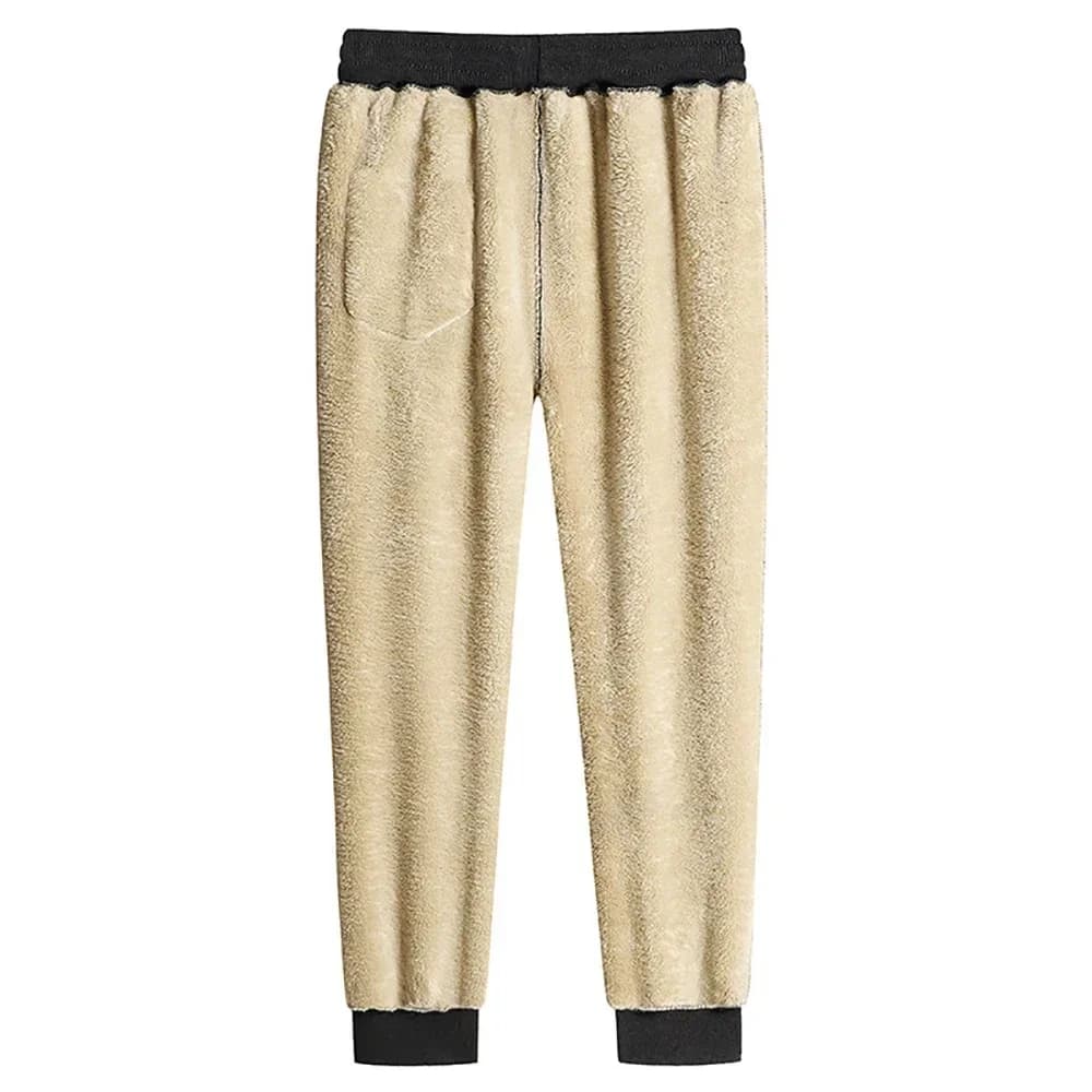 Pantalon d'hiver laine mouton homme - Chauffant qualité pour pêche hivernale confort premium