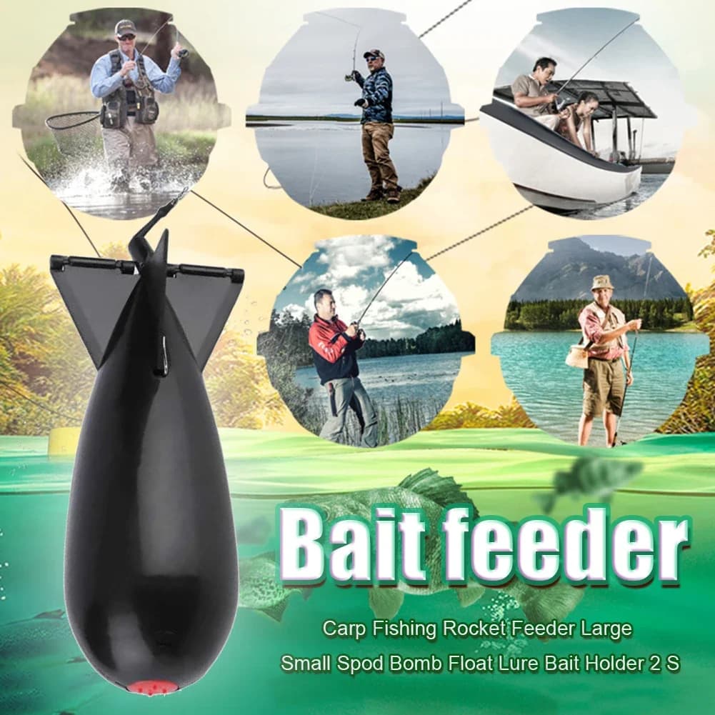 Feeder Spod Bomb pour pêche à la carpe - Rocket flotteur appât pellet positionnement accessoires
