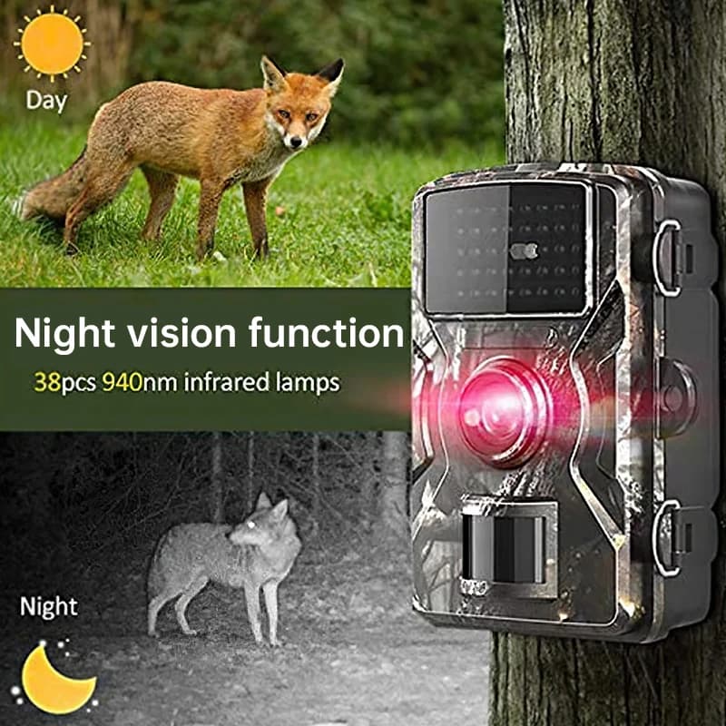 Caméra de chasse 16MP 1080P vision nocturne infrarouge 940nm étanche pour surveillance faune et repérage