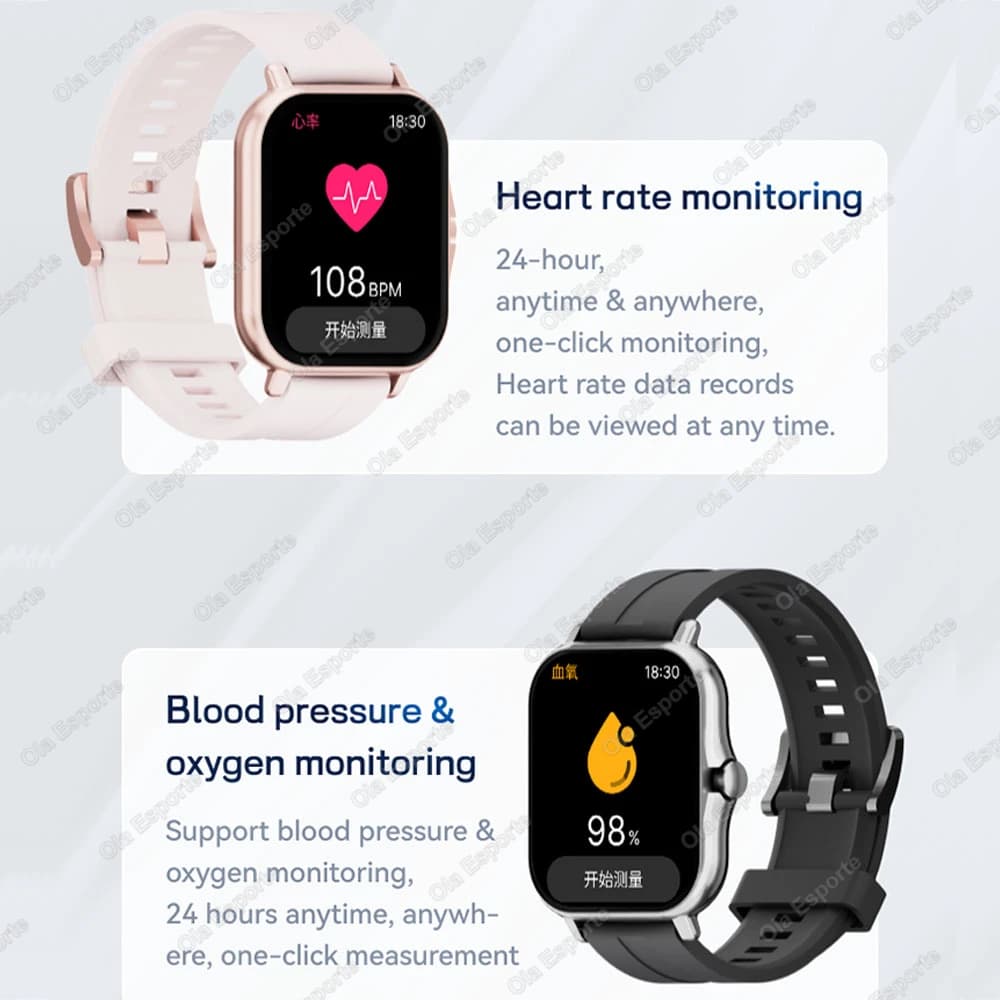 Smartwatch sport outdoor 2025 étanche - Appels sans fil et changement de fond d'écran personnalisable