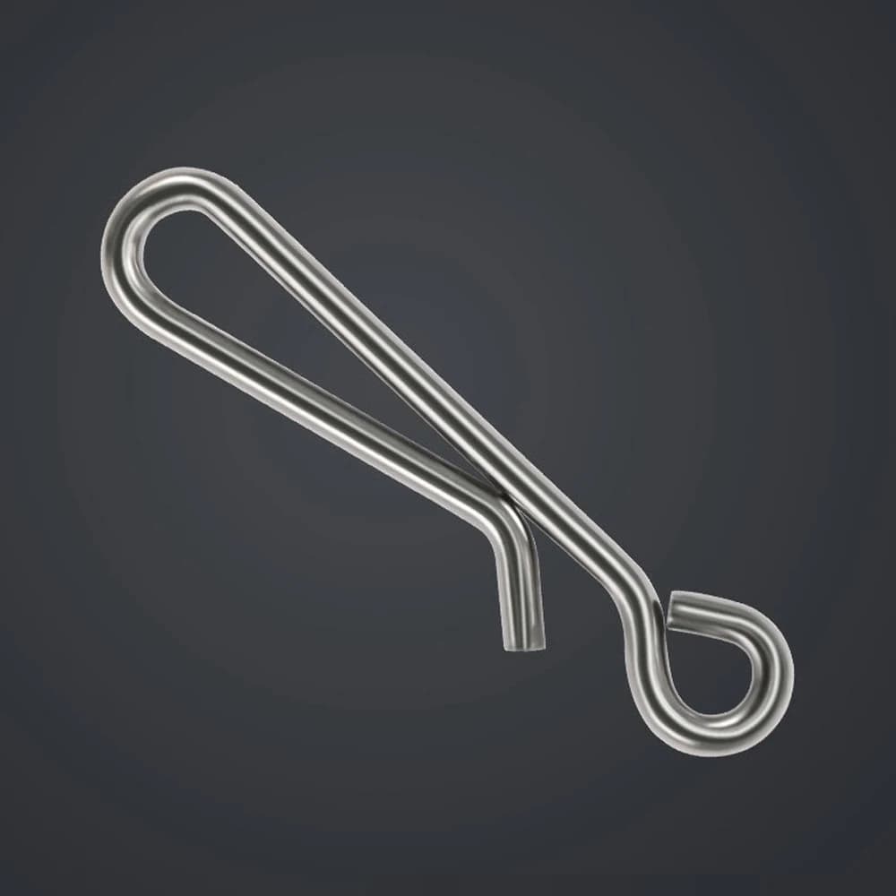 Émerillons à clip rapide DNDYUJU 30/50/100 pièces acier inoxydable - Accessoires pour leurres et pêche à la traîne