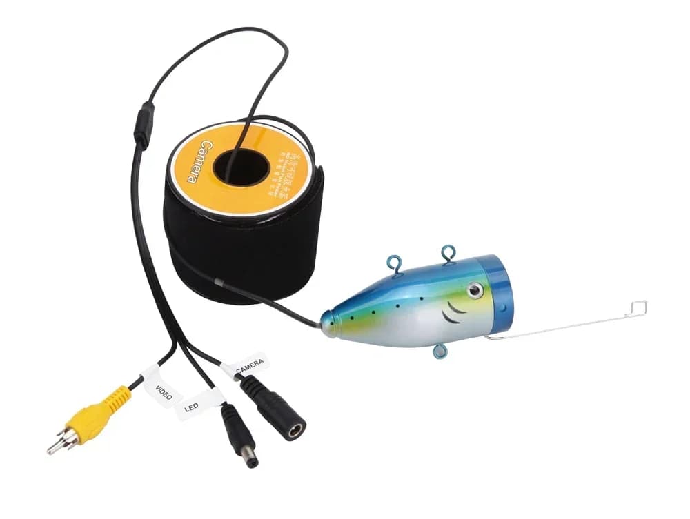 Système de pêche sous-marine WF01B IP68 avec 18 LED et visière anti-reflets pour câbles 15/30/50m optionnels étanches