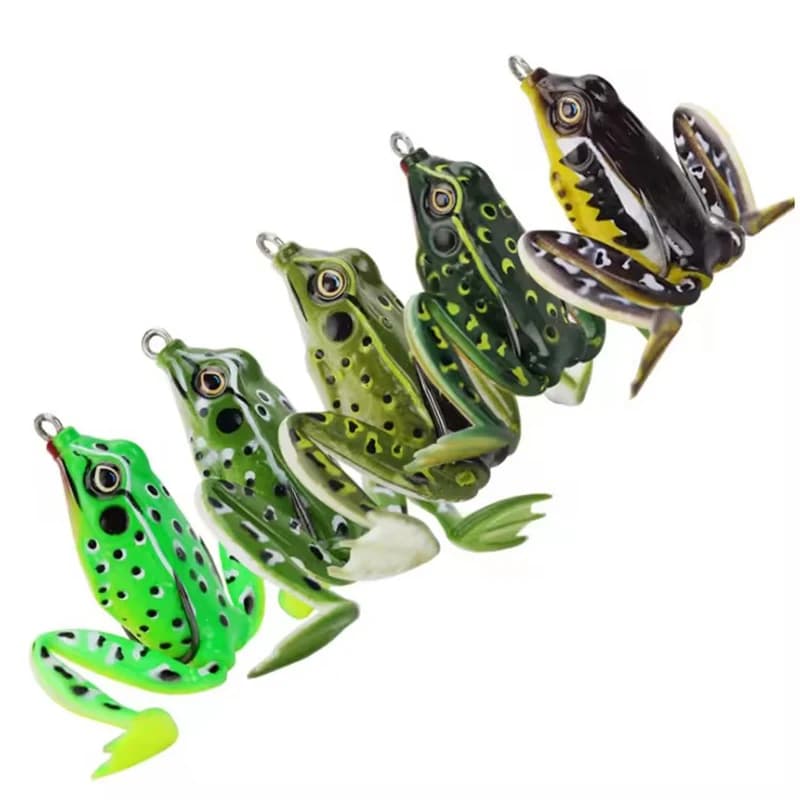 Leurre spinner grenouille souple WEIHE 5cm/12g - Appât silicone réaliste pour pêche à la carpe
