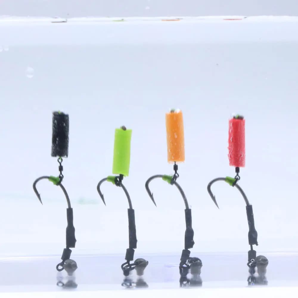 Zig Rig flottant 5 pièces pour pêche à la carpe - leurres pop-up et accessoires méthode feeder