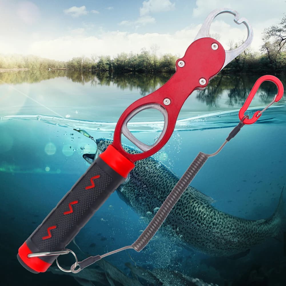 Pince à lèvres pour poisson avec balance intégrée - Outil professionnel de pesée et maintien pour pêcheurs