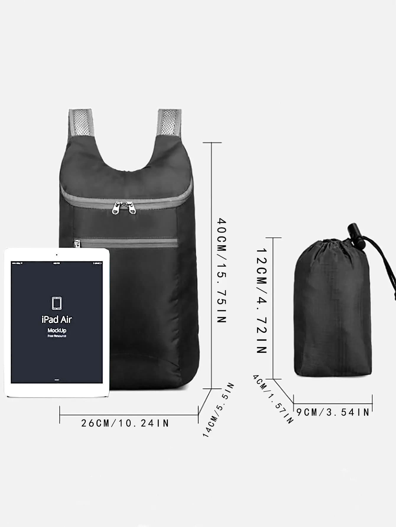 Sac à dos pliable étanche grande capacité pour pêche - Sac voyage résistant déchirure léger