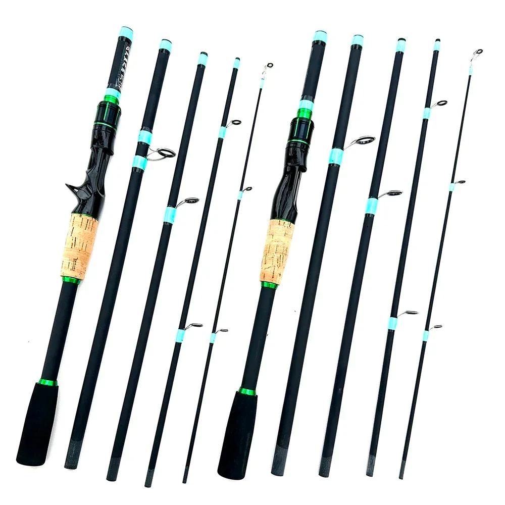 Canne à pêche ultralégère 18m pour truite et jigging - Modèle casting spinning ML tip 4/5 sections