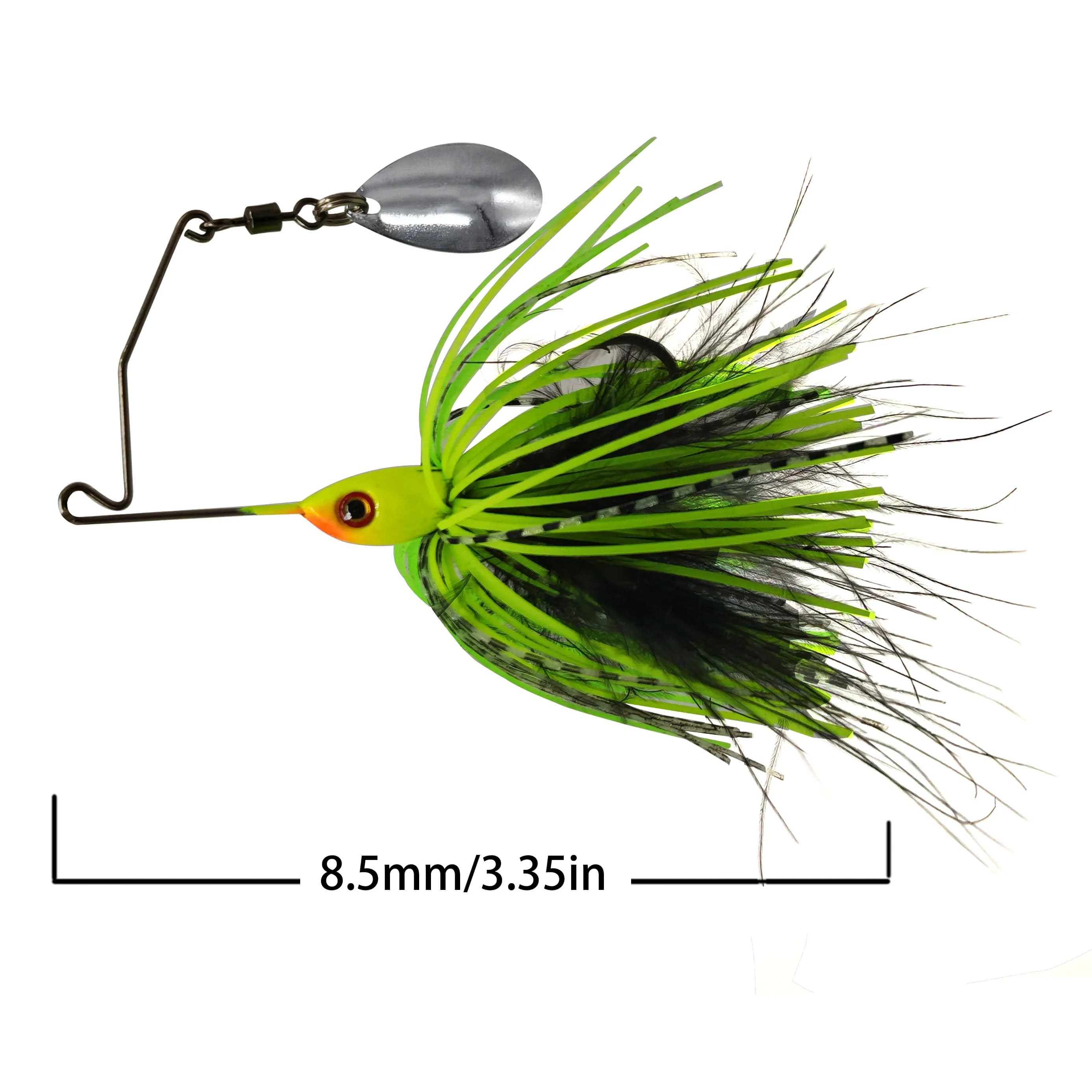 Leurre spinner bait Mycena 7G/9G pour brochet et perche - Chatter bait avec lame vibrante