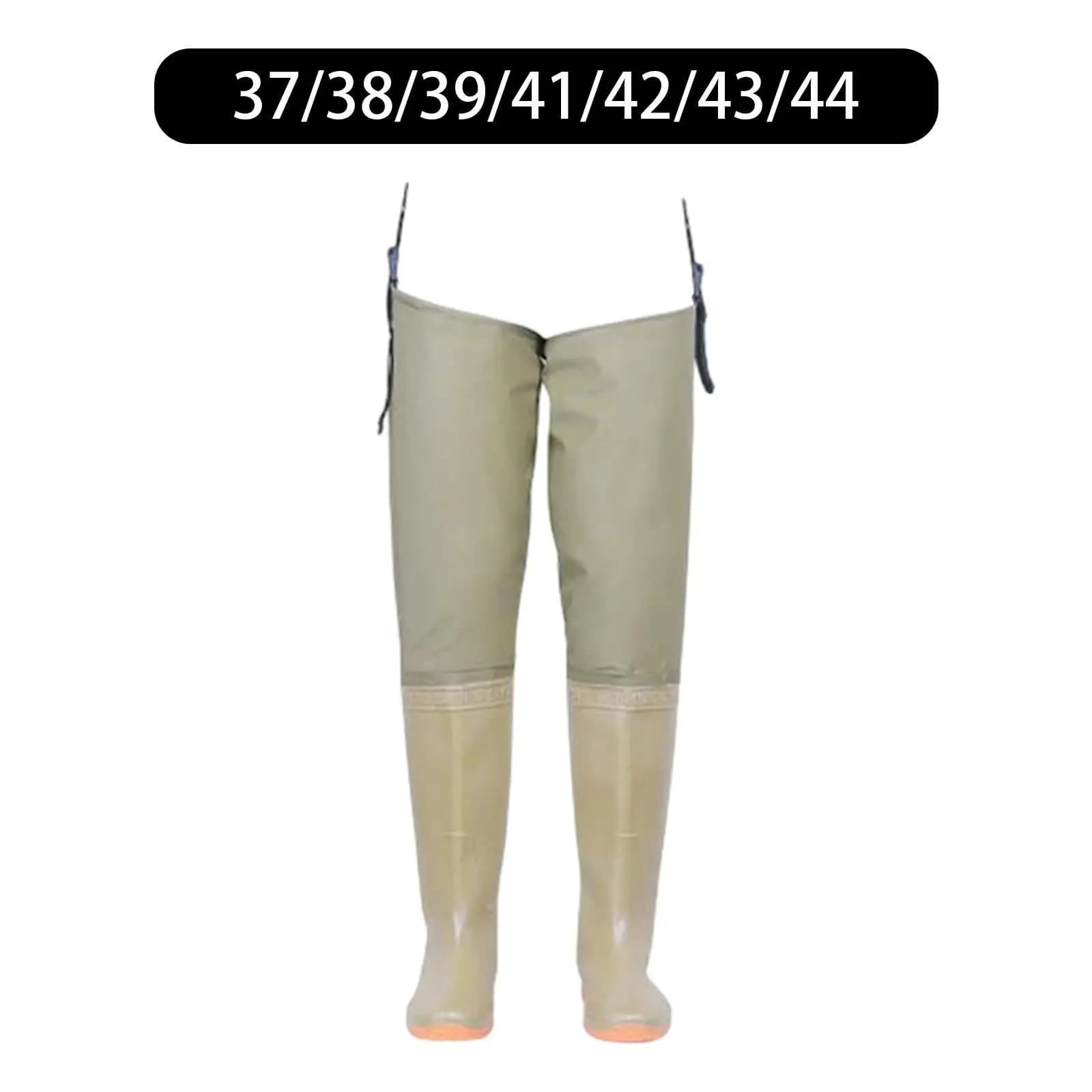 Bottes cuissardes agriculture plantation PVC avec semelle crampons - Bottes de pluie confortables hommes femmes