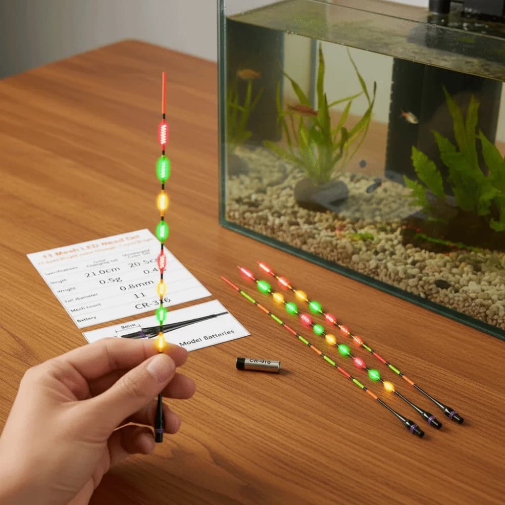 Flotteur intelligent LED ultra lumineux - technologie électronique sensible pour pêche précise