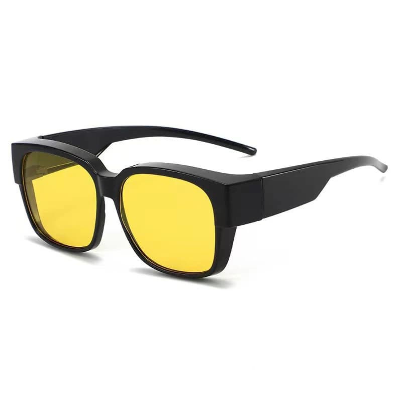 Lunettes polarisées couvrantes sur lunettes de vue - Portable pêche conduite vintage Homme Femme