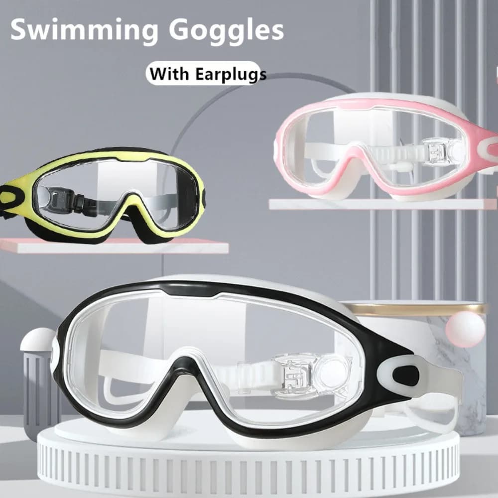 Lunettes plongée mode grand cadre - étanches anti-UV vision large silicone