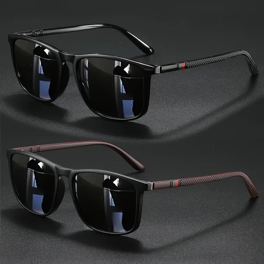 Lunettes de pêche polarisées vintage luxe pour homme et femme - Protection UV400 optimale