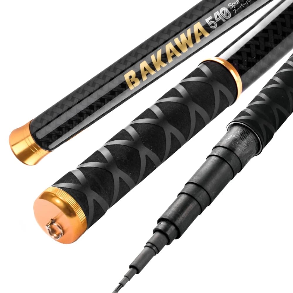 Canne télescopique feeder carpe 3.6m 7.2m carbone voyage pêche eau douce stream fishing - BAKAWA