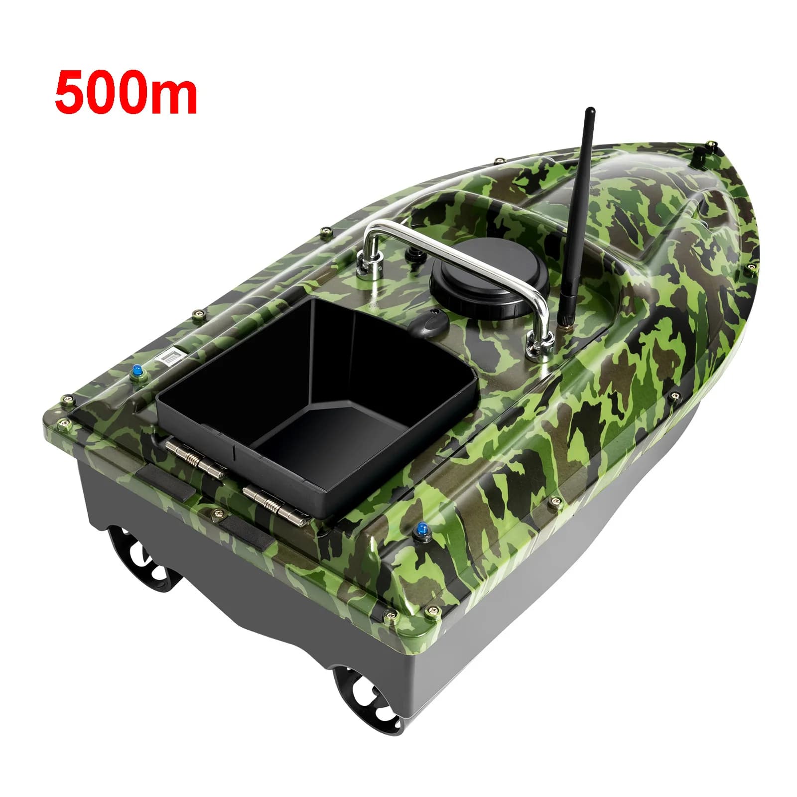 Bateau appât 220V grand modèle contrôle croisière - 1.5KG charge LED alertes batterie 5200mA 3h